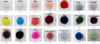 64 Stück in einer Farbe, 35 mm, Bastel-Pompon-Kugel, Bommel, Pompons für Kleidung, Schuhe, Haarnadeln, Haarspangen, Ornament-Zubehör GR101