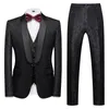 Plyesxale Shawl Collar Groom Wedding Suit White Fashion 3 Piece Banquet Prom Party Suit For Men 2020 Gentleman M-6XL Q1008