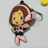 My Hero Academia Accessories PVC Rubber Keychain anime Cartoon Katsuki uraraka man امرأة طفل مفتاح سلسلة مفاتيح الشكل 9553943