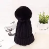 Women's Winter Knit Hat Trendy Slouchy Beanie with Warm Fleece Lining Skull Chunky Soft Thick Cable Ski Cap in 6 Color