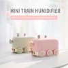 300 ml Ultrasonic Humidificateur rétro mini train USB arôme diffuseur essentiel Maker Maker Fogger avec couleur LED Light283r