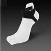 Cinco Meias Dedo do Dedo dos Homens Basquete Esportes Sports Socks Summer Respirável Hosiery Malha de Algodão Mesa Atlético Retro Retro Moda Casual B5250