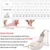 PVC transparenta tofflor Opentoed Sexy Women High Heels Fashion Slippers Plus Size 3541 42 High Heel 13cm Crystal Women Shoes4076670