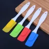 Silicone Cuisson Spatule 18 * 3 cm Cuisson Grattoir Crème Beurre Poignée Amovible Gâteau Spatule Cuisine Pâtisserie Outils OOA7425-5