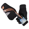 Mannen en Womens Winter Outdoor Sport Rijden Houd Warme Handschoenen Cool Screen Touch Five Fingers Glove