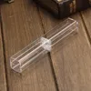 500pcs perakende kutu kalem kutuları plastik şeffaf kasa hediye kutusu tükenmez kalem tutucu lx964293l