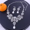 Diamond Wedding Crows Wedding Accessories Bridesmaid Jewelry Accessories Bridal Accessories Set With BoxCrown Necklace Earrin9013870
