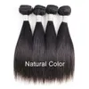 4 pacotes de cabelo humano indiano tecelagem pacotes 50gpc em linha reta marrom escuro 1b613 t1b27 1b30ombre mel loira curto bob style4373862