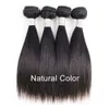 4 paquets de tissage de cheveux humains indiens 50gpc droit brun foncé 1B613 T1b27 1B30Ombre blond miel court Bob Style4373862