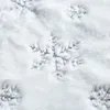 48 polegadas Xmas Party Árvore de Natal Saia Bordada Snowflake Ornament Tapete Rodada Tapete decorações do feriado JK1910