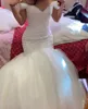 Bröllop Bolero White Ivory Tulle Top Bridal Shoulder Strap Wrap for Dresses 20192957