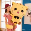 20cm Big Face Cat Dock Plysch Toy Cute Pillow Plush Djur Dolls Alla hjärtans dag Present Partihandel