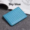 8 Colors Classic Weaving Designer Genuine Leather Passport Holder Wallet Unisex Credit Card Holder Passport Cover ID Card Case for251f