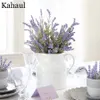 artificial plastic lavender flowers bouquet provence decoration fake plant silk flower for wedding home table centerpieces decor9824328