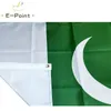 Flagge der Islamischen Republik Pakistan, 3 x 5 Fuß (90 x 150 cm), Polyester-Banner, Dekoration, fliegende Hausgarten-Flagge