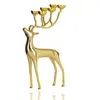 Sliver Gold Elch Kerzenhalter Hirsch Tee Lichthalter Matching Ball Kerze Hochzeit Geschenk Home Decor Chirstmas Dekoration Dec2207524299