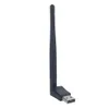 100 stks Mini USB WIFI AC 600 Mbps Wireless Adapter 600 M Computer LAN-kaart Dual Band 2.4G / 5G Netwerkkaart