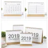 2019 planificador semanal grabable lista mensual Plan calendario diario escritorio oficina creativa soporte blanco Simple 18,5*21 cm calendario 0645-1