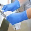 Guanti usa e getta da 100 pezzi guanti di pulizia in lattice alimentare alimentari universali per la pulizia del giardino domestico