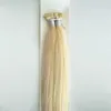 Super Quality Flat Tip in Hair Extensions Pre Bonded Keratin hair 100% Remy Human Hair Blonde Color 613 300Gram 300st Lot, Free shipping