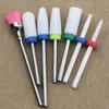 7 Pcs Ceramic Nail Drill Bits Set with Box Milling Cutter Manicure Machine Accessories Electric Nail Files Art Tools8745550