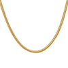 (181N) (480 * 5mm) Colar Serpente moda jóias para homens 18k Gold Filled alta qualidade frete grátis