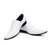 2024 New Men's Casual Classic Low-cut Blue Leather Shoe Comfortable Business Dress Shoes Man Loafers Plus Size 38-46