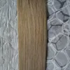 Remy Tape In Hair Adhesives PU Skin Weft Hair Extensions 100g Brasiliansk Virgin Straight Tape In Human Hair Extensions