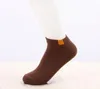 Çorap Kadın Katı Gemi Çorap Şeker Renk Moda Çorap Terlik Pamuk Spor Çorap Kampüsü Rahat Halhal Chaussettes Kadın Iç Çamaşırı B4257