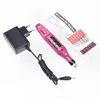 Set per manicure portatile per pedicure a forma di penna Trapano per unghie elettrico Macchina per nail art Salone per manicure Strumento per lucidatura Kit per manicure + 6 punte JJD1925