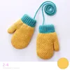 Enfant en bas âge bébé filles garçons en plein air hiver garder au chaud mitaines gants costume pour 2-4 ans enfants hiver gants chauds mitaines