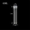 60ml Storage Bottles Jars Aluminum Screw Silver Cap Bottles Glass Crafts Food Jars 50pcs