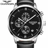 Guanqin heren horloges top merk luxe militaire sport quartz horloge mannen chronograaf lichtgevende handen mannelijke klok relogio masculino
