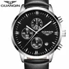 GUANQIN Herrenuhren Top-marke Luxus Military Sport Quarzuhr Männer Chronograph Leuchtzeiger Männliche Uhr relogio masculino