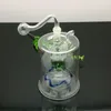 Glass Pipes Smoking Manufacture Hand-blown hookah Big Belly Colorful Ball Filter Glass Water Smoke Bottle