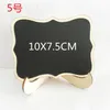 Mini Black Chalkboards Signs Easy to Wipe Out Wood Small Messag Board Signs Place Cards for Wedding Home Party Decoration