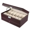 Original Multifunctional Drawer-style PU Watch Box Collection Jewelry Display Collection Storage Case Watches Boxes Holder