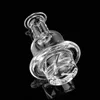 Accessoires pour fumeurs Cyclone Carb Cap avec trou de circulation d'air Spinner Pour 25mm Quartz Banger terp perles Bubbler Enai Dab Rig