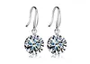 new hot European and American fashion multicolor simple personality zircon earrings fashion classic refined elegance a