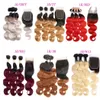 Brazylijskie ombre włosy fala ciała prosta Remy Waves 1B/27 1B/30 1B/99J 1B/RED 1B/613 1B/GARE DOUBLE WEFTS