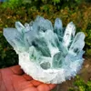 About 200g 300g 400g 500g New Find Green Phantom Quartz Crystal Cluster Mineral Specimen Healing307u