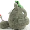 20cm filme dos desenhos animados macio totoro brinquedo de pelúcia bonito folha de lótus recheado totoro crianças boneca brinquedos para fãs 7926731