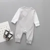 New Born Spring Autumn Infant Baby Cartoon Pagliaccetti Bambini Ragazzi Ragazze Girls Bear Fox Cotton Sultsuit in cotone per bambini Manica lunga Climb Abbigliamento M644