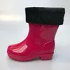 Hot Sale-m Baby Rain Shoes Child Four Seasons Currency Boots Plus Velvet 0