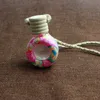 8ML Clay Ceramic Perfume Bottle Car Hanging Rope Empty Decoration Bottle Pendant Essential Oil Bottle Car Air Freshener GGA2441