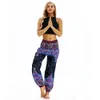 Roupas ￩tnicas Moda de ioga solta cal￧as casuais cal￧as populares Lady New Feeling Roupas de impress￣o digital cintura esticada Tail￢ndia perna larga