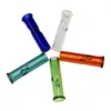 Färgglada mini glasfilter tips för torra ört tobakspapper med tobak cigaretthållare tjock pyrex färgglad glas rökning