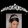 12pcs glitter strass e perla tiara fascia gioielli simulati capelli corona accessori per la sposa principessa festa di compleanno dia 13 cm