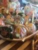6-8cm Doppia farfalla nastro di plastica trasparente palla centrotavola creativo scatola di caramelle di nozze decorazioni di nozze all'ingrosso