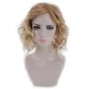 AIMISI Short pixie Cut Wig Synthetic Simulation Human Hair BOBO Wigs pelucas llenas cordón del pelo humano JF2089#